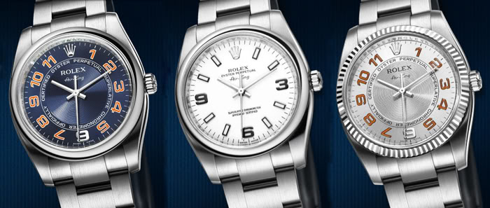 rolex air king 2012